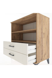 Hyperion Şifonyer 2 Raflı 2 Çekmeceli 88x44x96 Çam-Aytaşı