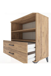 Hyperion Şifonyer 2 Raflı 2 Çekmeceli 88x44x96 Çam-Çam