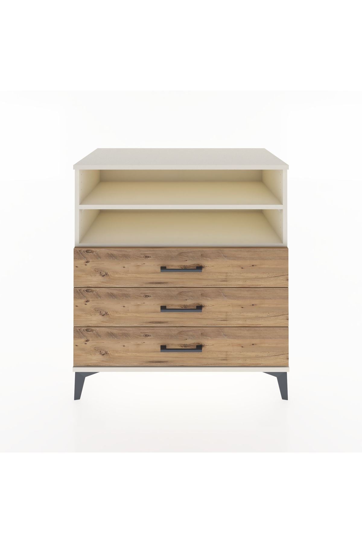 Hyperion Şifonyer 2 Raflı 3 Çekmeceli 88x44x96 Aytaşı-Çam