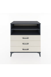 Hyperion Şifonyer 2 Raflı 3 Çekmeceli 88x44x96 Antrasit-Aytaşı