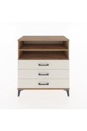 Hyperion Şifonyer 2 Raflı 3 Çekmeceli 88x44x96 Çam-Aytaşı