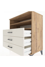 Hyperion Şifonyer 2 Raflı 3 Çekmeceli 88x44x96 Çam-Aytaşı