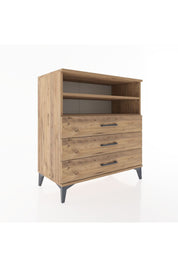 Hyperion Şifonyer 2 Raflı 3 Çekmeceli 88x44x96 Çam-Çam