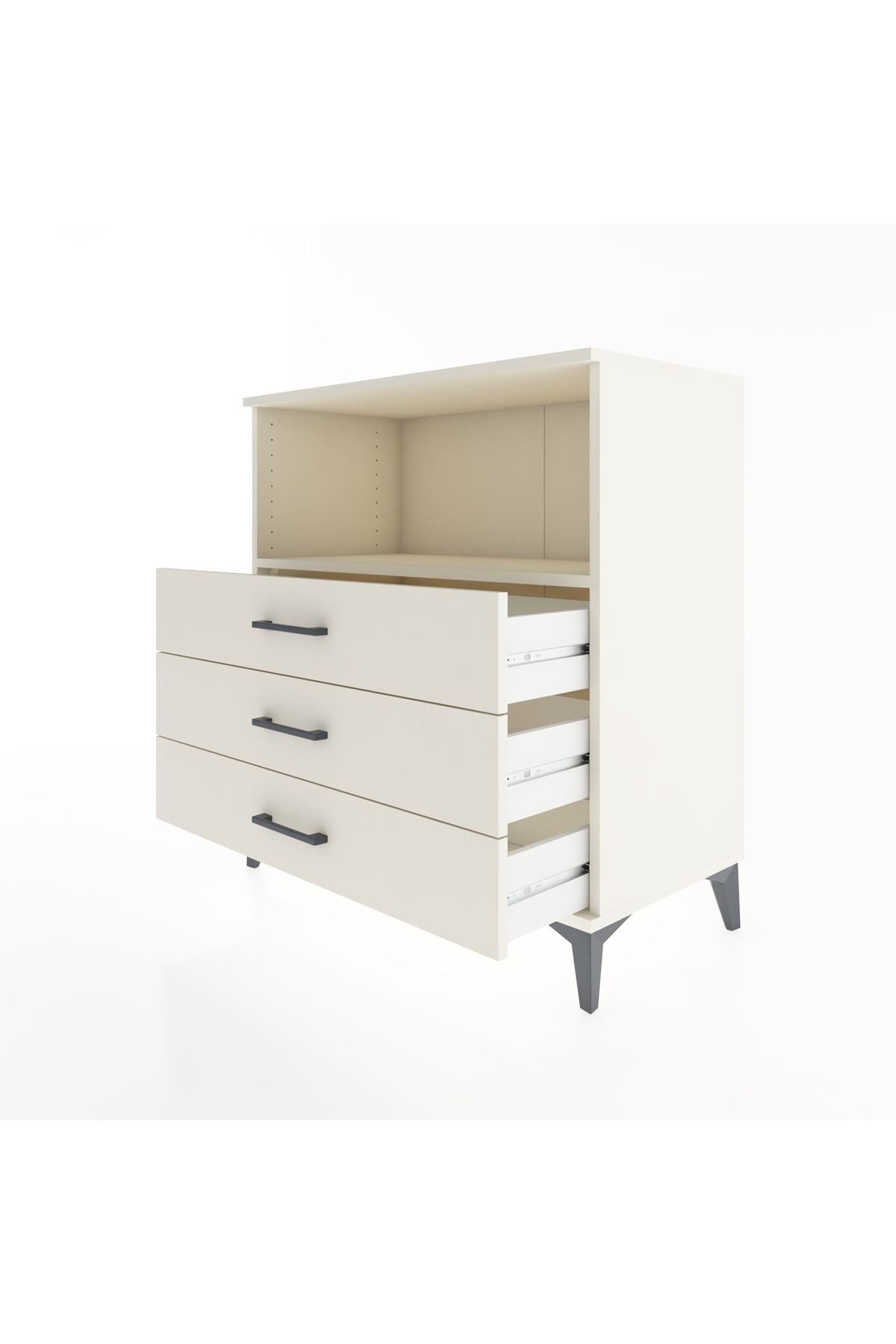 Hyperion Şifonyer Tek Raflı 3 Çekmeceli 88x44x96 Aytaşı-Aytaşı