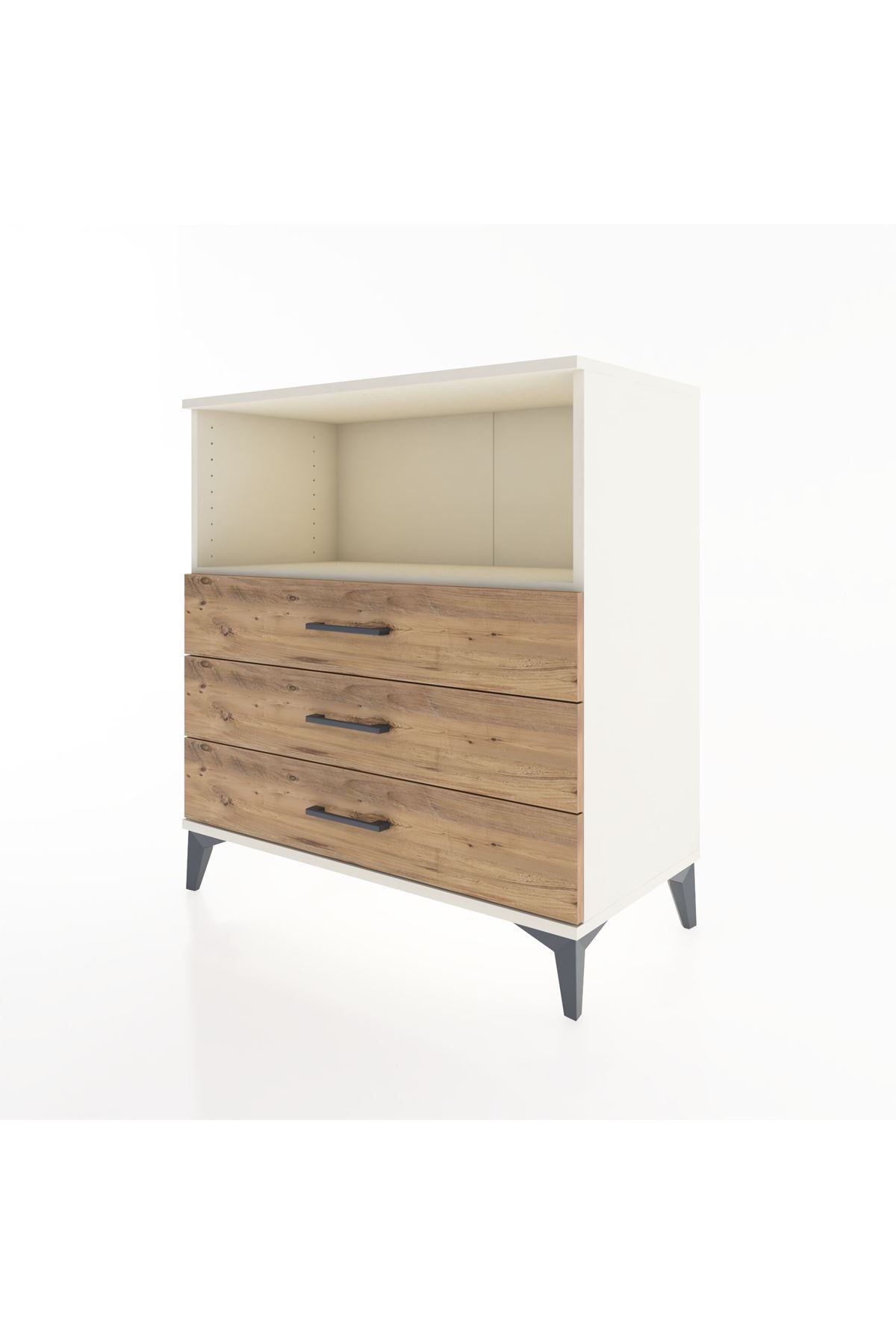 Hyperion Şifonyer Tek Raflı 3 Çekmeceli 88x44x96 Aytaşı-Çam