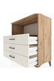 Hyperion Şifonyer Tek Raflı 3 Çekmeceli 88x44x96 Çam-Aytaşı
