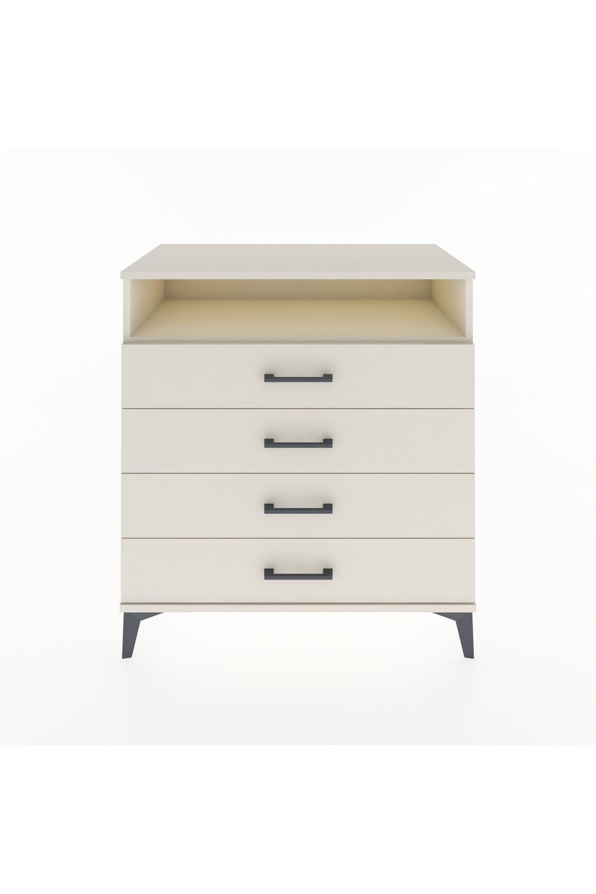 Hyperion Şifonyer Tek Raflı 4 Çekmeceli 88x44x96 Aytaşı-Aytaşı