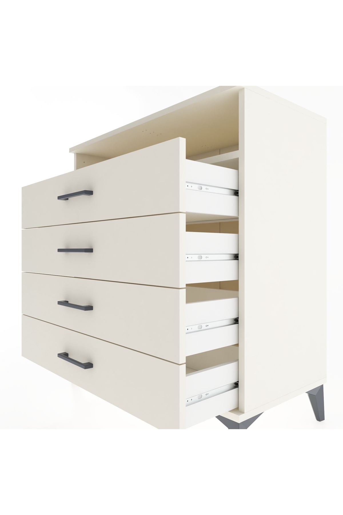 Hyperion Şifonyer Tek Raflı 4 Çekmeceli 88x44x96 Aytaşı-Aytaşı