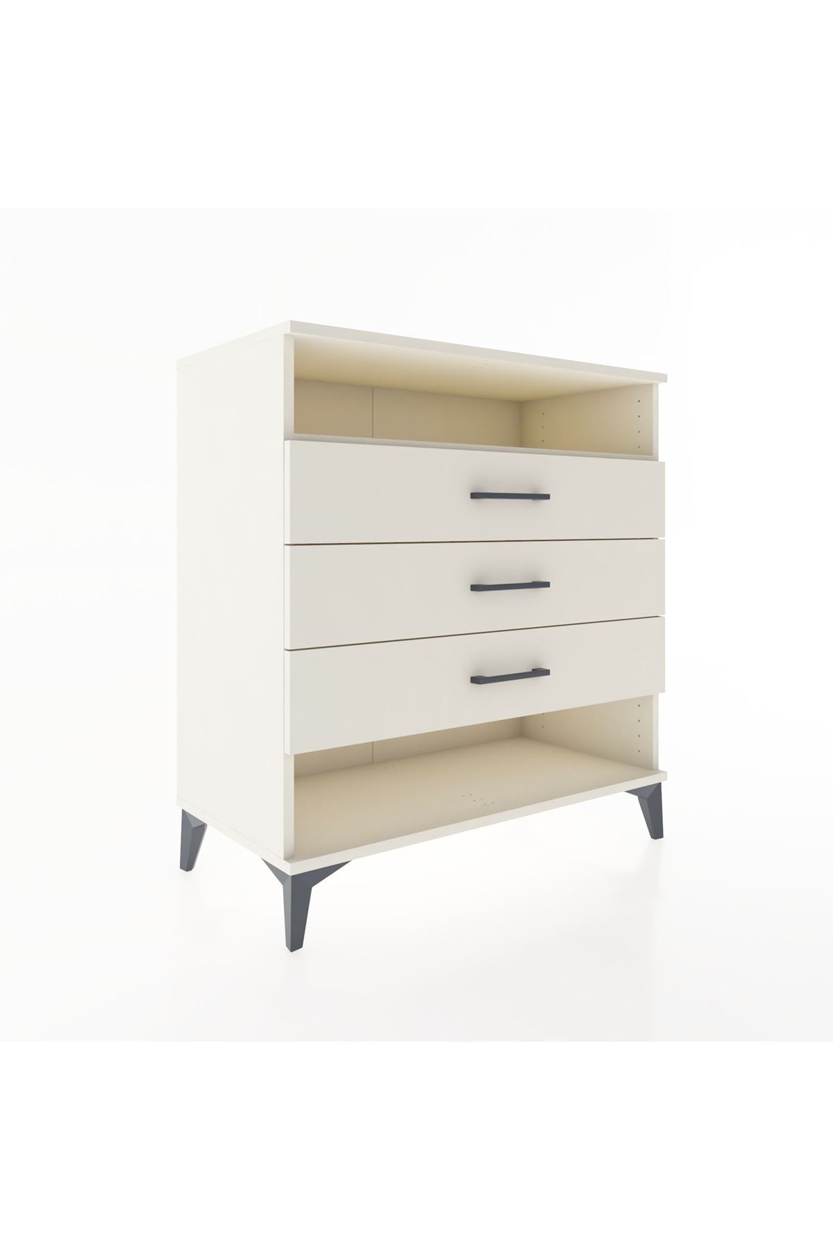 Hyperion Şifonyer Tek Raflı 3 Çekmeceli 88x44x96 Aytaşı-Aytaşı