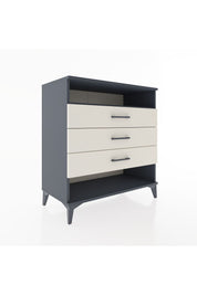 Hyperion Şifonyer Tek Raflı 3 Çekmeceli 88x44x96 Antrasit-Aytaşı