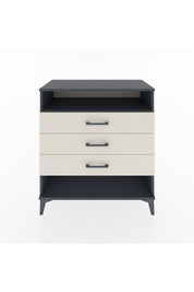 Hyperion Şifonyer Tek Raflı 3 Çekmeceli 88x44x96 Antrasit-Aytaşı