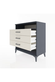 Hyperion Şifonyer Tek Raflı 3 Çekmeceli 88x44x96 Antrasit-Aytaşı