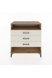 Hyperion Şifonyer Tek Raflı 3 Çekmeceli 88x44x96 Çam-Aytaşı