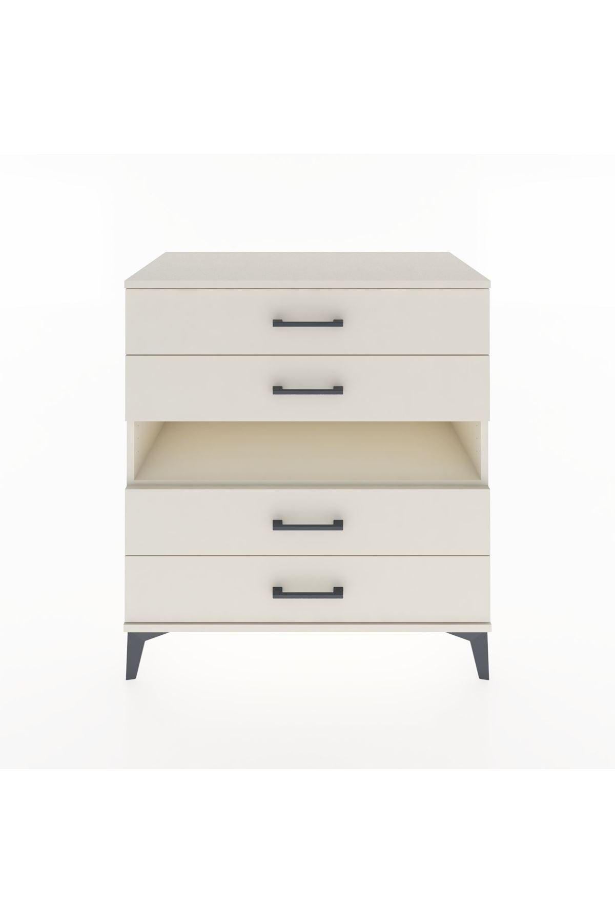 Hyperion Şifonyer Tek Raflı 4 Çekmeceli 88x44x96 Aytaşı-Aytaşı