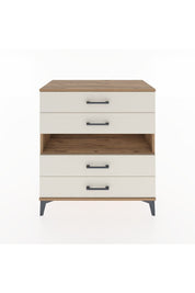 Hyperion Şifonyer Tek Raflı 4 Çekmeceli 88x44x96 Çam-Aytaşı