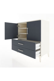 Hyperion Şifonyer 3 Raflı 2 Çekmeceli 2 Kapaklı 88x44x96 Aytaşı-Antrasit