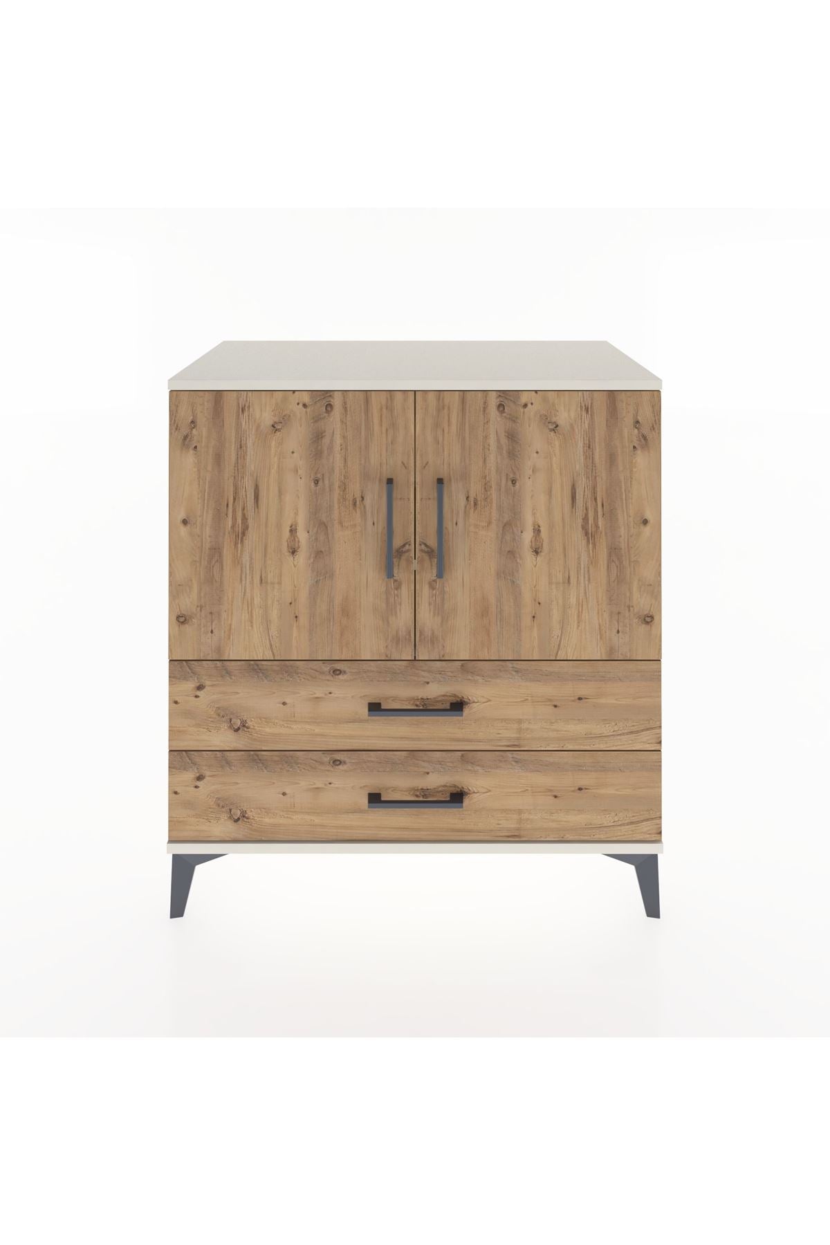 Hyperion Şifonyer 3 Raflı 2 Çekmeceli 2 Kapaklı 88x44x96 Aytaşı-Çam