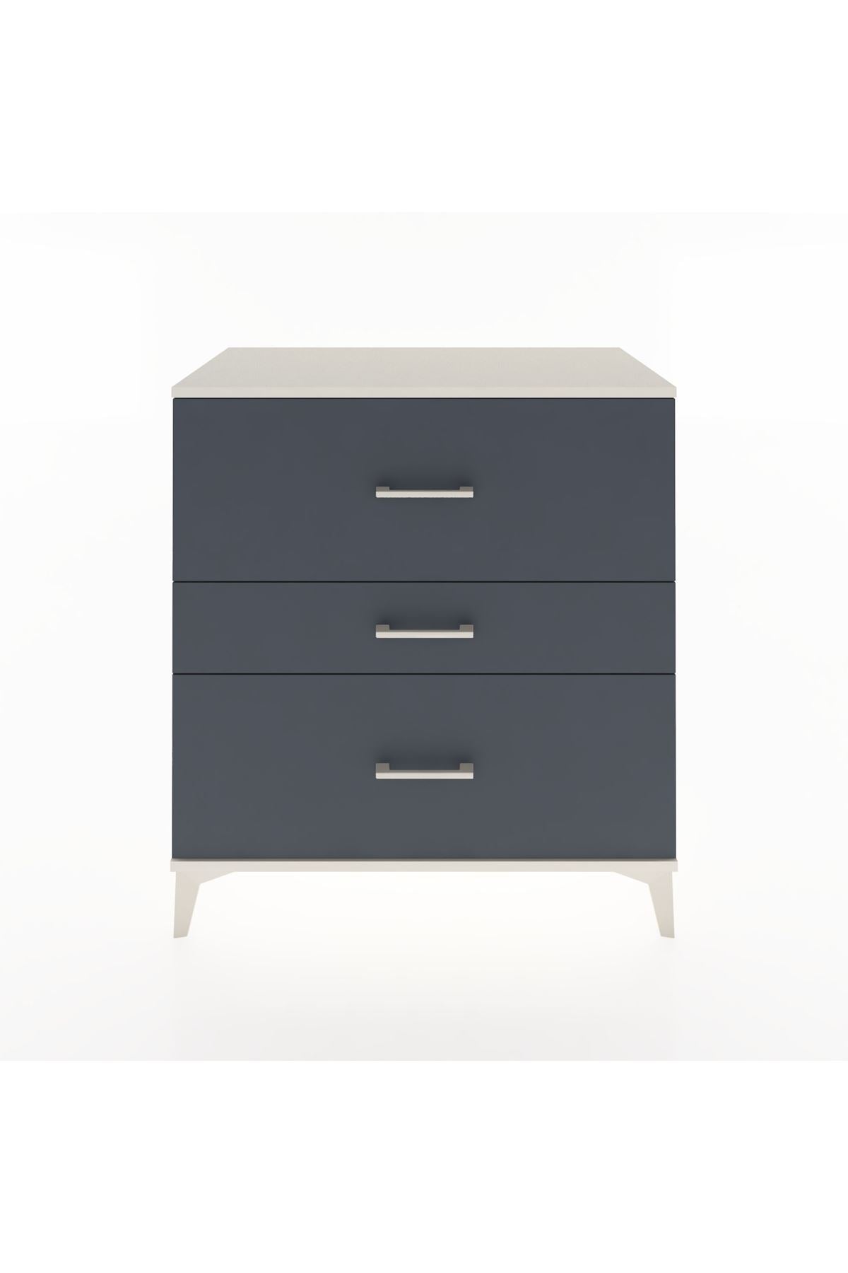 Hyperion Şifonyer 3 Çekmeceli 88x44x96 Aytaşı-Antrasit