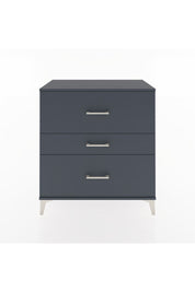 Hyperion Şifonyer 3 Çekmeceli 88x44x96 Antrasit-Antrasit