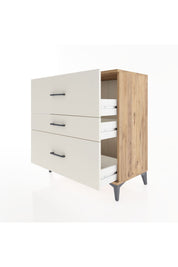 Hyperion Şifonyer 3 Çekmeceli 88x44x96 Çam-Aytaşı