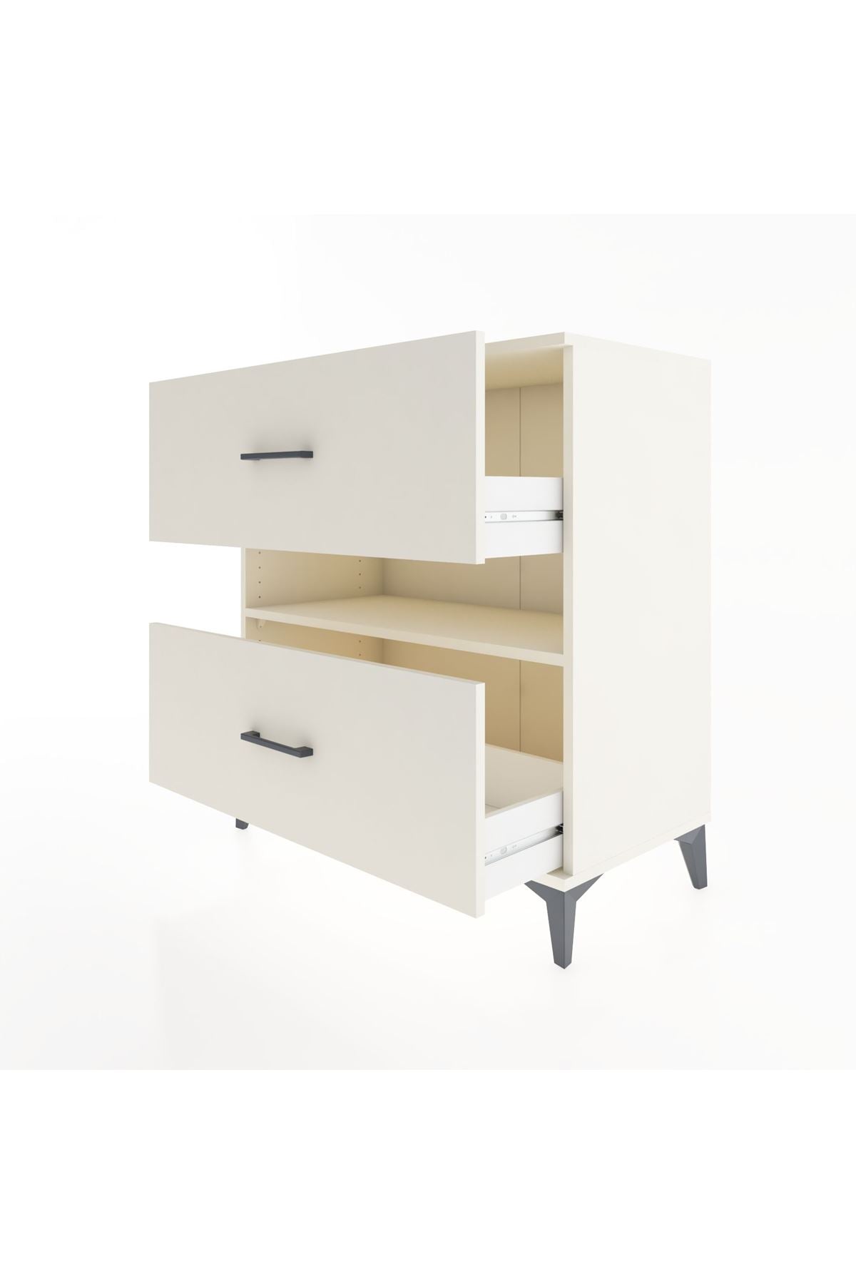 Hyperion Şifonyer Tek Raflı 2 Çekmeceli 88x44x96 Aytaşı-Aytaşı