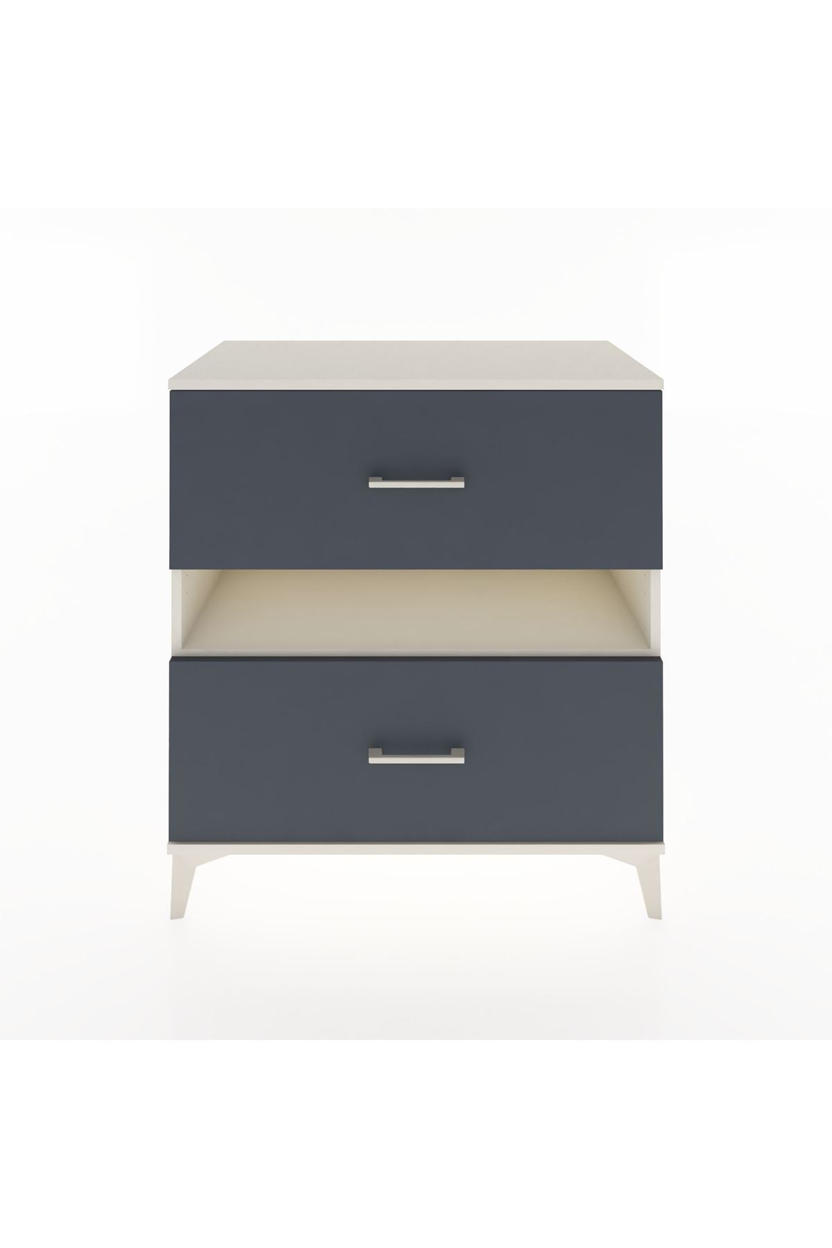 Hyperion Şifonyer Tek Raflı 2 Çekmeceli 88x44x96 Aytaşı-Antrasit