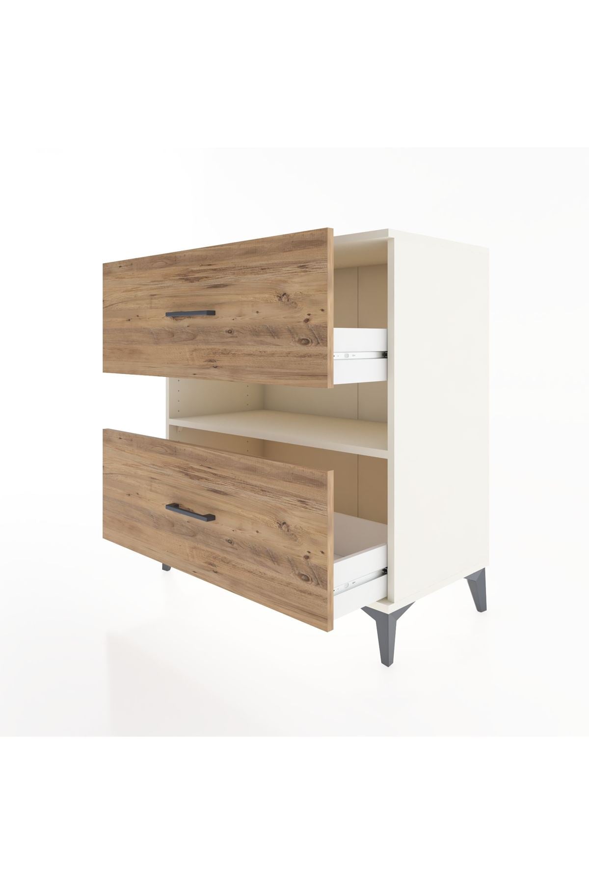 Hyperion Şifonyer Tek Raflı 2 Çekmeceli 88x44x96 Aytaşı-Çam