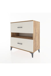 Hyperion Şifonyer Tek Raflı 2 Çekmeceli 88x44x96 Çam-Aytaşı