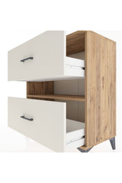 Hyperion Şifonyer Tek Raflı 2 Çekmeceli 88x44x96 Çam-Aytaşı