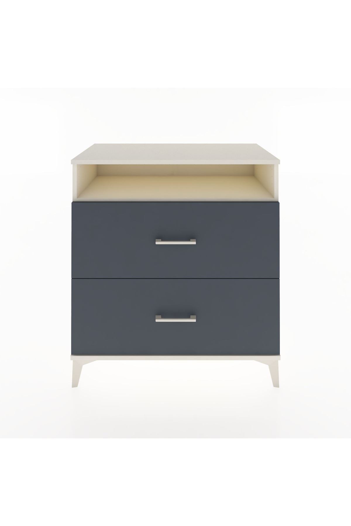 Hyperion Şifonyer Tek Raflı 2 Çekmeceli 88x44x96 Aytaşı-Antrasit