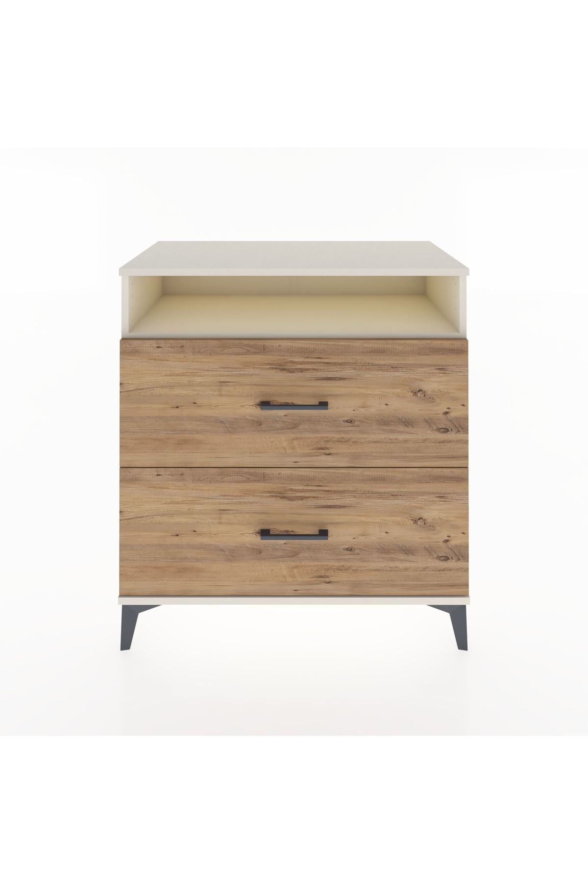 Hyperion Şifonyer Tek Raflı 2 Çekmeceli 88x44x96 Aytaşı-Çam