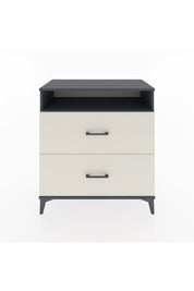 Hyperion Şifonyer Tek Raflı 2 Çekmeceli 88x44x96 Antrasit-Aytaşı