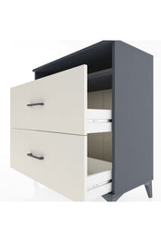 Hyperion Şifonyer Tek Raflı 2 Çekmeceli 88x44x96 Antrasit-Aytaşı