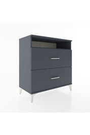 Hyperion Şifonyer Tek Raflı 2 Çekmeceli 88x44x96 Antrasit-Antrasit