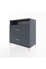 Hyperion Şifonyer Tek Raflı 2 Çekmeceli 88x44x96 Antrasit-Antrasit