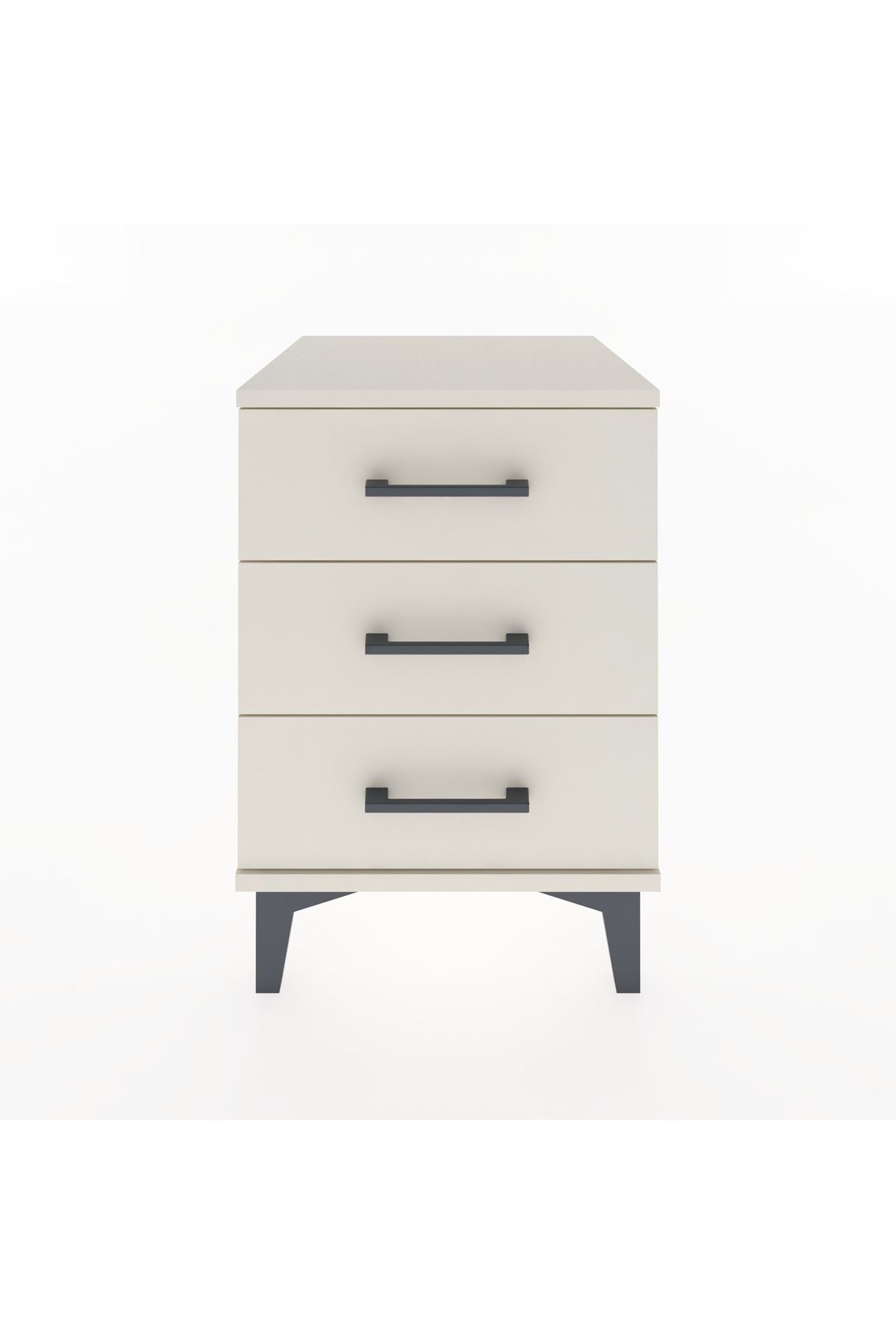 Hyperion Komodin 3 Çekmeceli 44x44x64 Aytaşı-Aytaşı