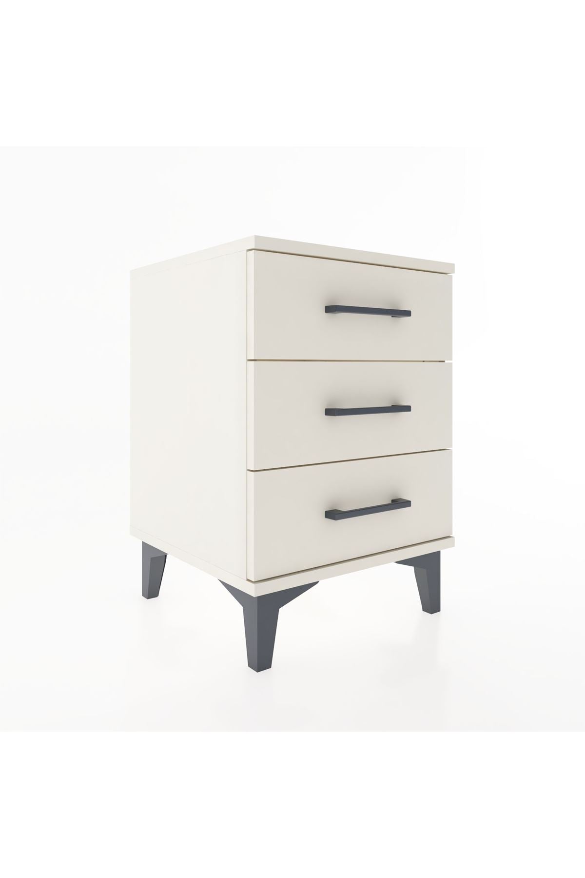 Hyperion Komodin 3 Çekmeceli 44x44x64 Aytaşı-Aytaşı