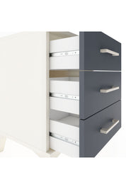 Hyperion Komodin 3 Çekmeceli 44x44x64 Aytaşı-Antrasit