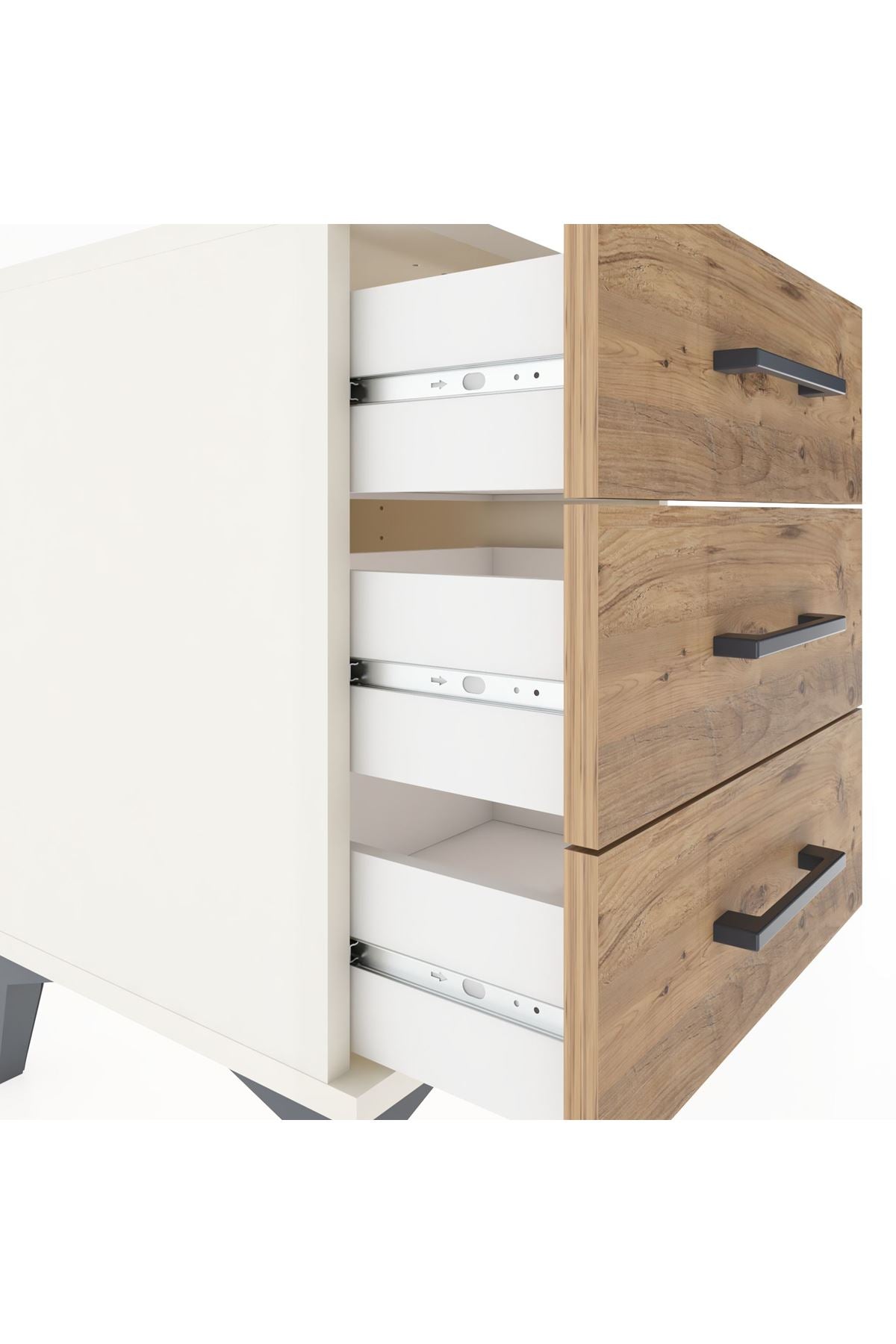 Hyperion Komodin 3 Çekmeceli 44x44x64 Aytaşı-Çam