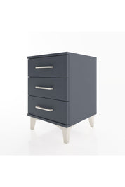 Hyperion Komodin 3 Çekmeceli 44x44x64 Antrasit-Antrasit