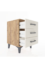 Hyperion Komodin 3 Çekmeceli 44x44x64 Çam-Aytaşı