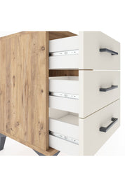 Hyperion Komodin 3 Çekmeceli 44x44x64 Çam-Aytaşı