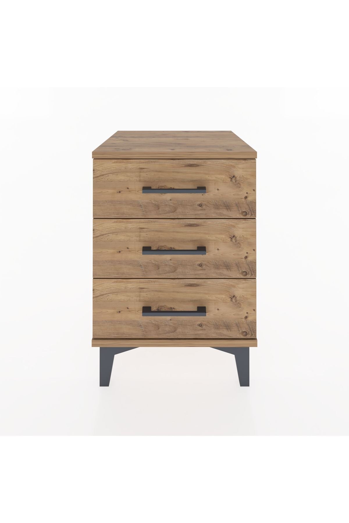 Hyperion Komodin 3 Çekmeceli 44x44x64 Çam-Çam
