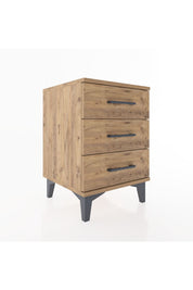 Hyperion Komodin 3 Çekmeceli 44x44x64 Çam-Çam