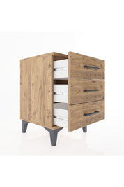 Hyperion Komodin 3 Çekmeceli 44x44x64 Çam-Çam