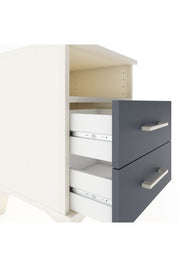 Hyperion Komodin Tek Raflı 2 Çekmeceli 44x44x64 Aytaşı-Antrasit