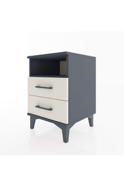 Hyperion Komodin Tek Raflı 2 Çekmeceli 44x44x64 Antrasit-Aytaşı