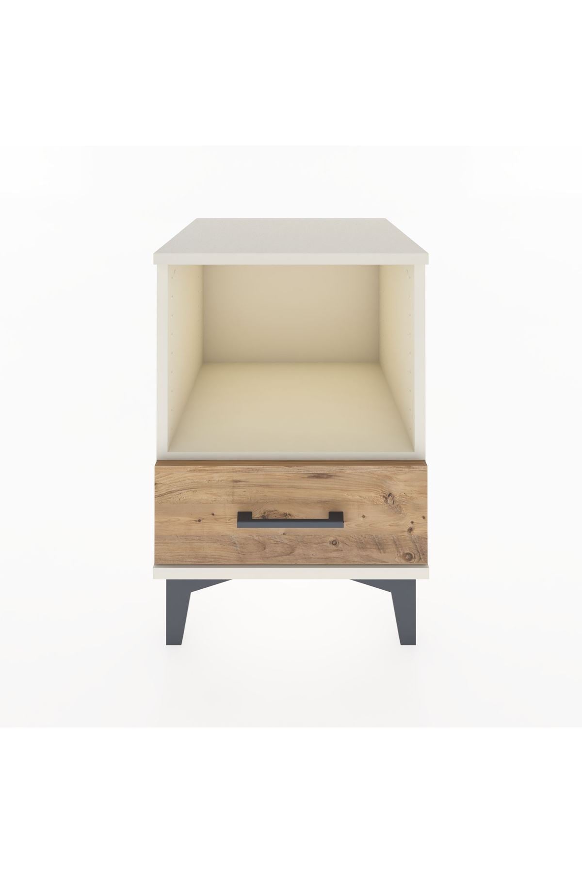 Hyperion Komodin Tek Raflı Tek Çekmeceli 44x44x64 Aytaşı-Çam