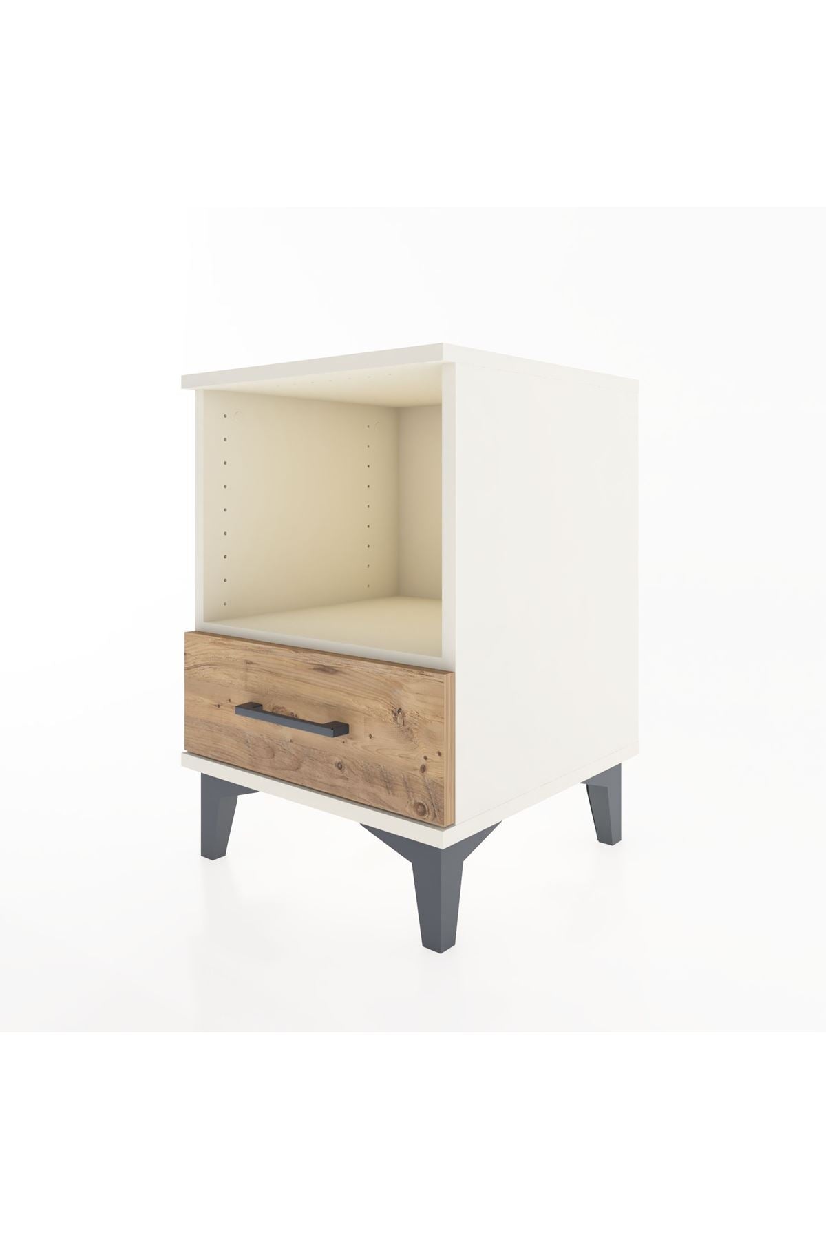 Hyperion Komodin Tek Raflı Tek Çekmeceli 44x44x64 Aytaşı-Çam