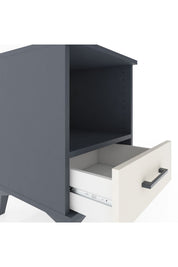 Hyperion Komodin Tek Raflı Tek Çekmeceli 44x44x64 Antrasit-Aytaşı